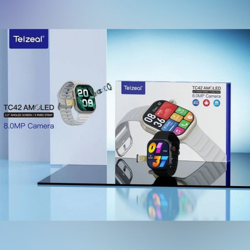 ساعت سیمکارت خور Telzeal TC42 / اینترنت 5G و دارای هوش مصنوعی Deep speak ( آلمان )