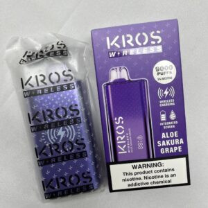 پاد یکبار مصرف 9 هزار پاف برند Kros / دارای 5 طعم جذاب