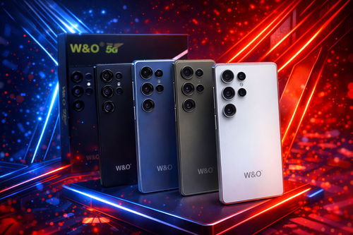 گوشی سامسونگ S25 Ultra قلم دار مینی برند W&O / حافظه یک ترابایت و رم 16 گیگابایت