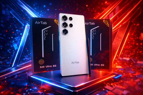 گوشی طرح سامسونگ S25 Ultra برند اورجینال Air Tab / حافظه و ک ترابایت و رم 16 گیگابایت