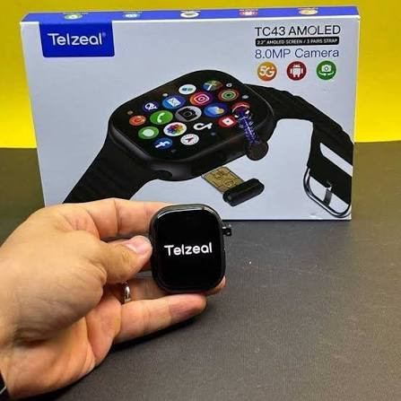 ساعت سیمکارت خور Telzeal TC43/ اینترنت 5G و دارای هوش مصنوعی Deep speak ( آلمان ) / سایز 46 میلی متر