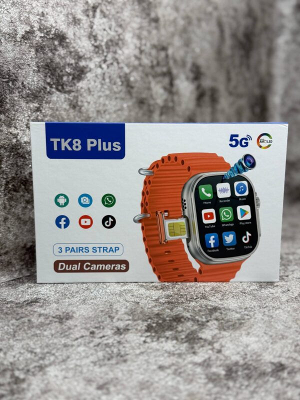 ساعت سیمکارت خور TK8 Plus / اینترنت 5G و دارای هوش مصنوعی Deep speak ( آلمان )