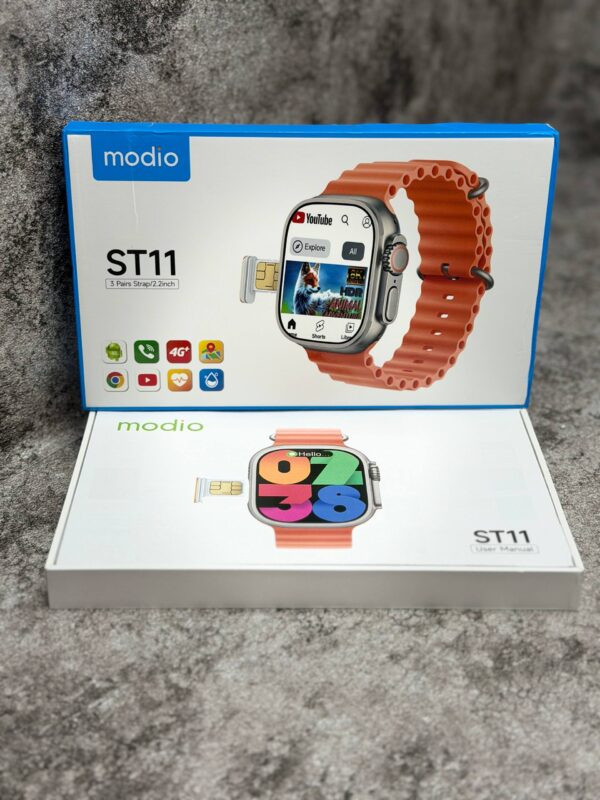 ساعت سیمکارت خور Modio ST11 / اینترنت 5G و دارای هوش مصنوعی Deep speak ( آلمان )