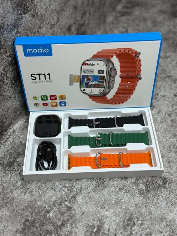 ساعت سیمکارت خور Modio ST11 / اینترنت 5G و دارای هوش مصنوعی Deep speak ( آلمان )