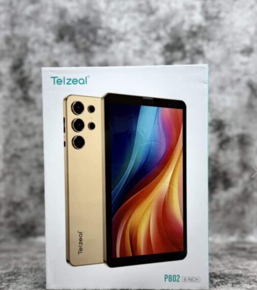 تبلت برند Telzeal P802 سایز صفحه نمایش 8 اینچ / حافظه داخلی 256 گیگ  و رم 8 گیگابایت ( آلمانی )