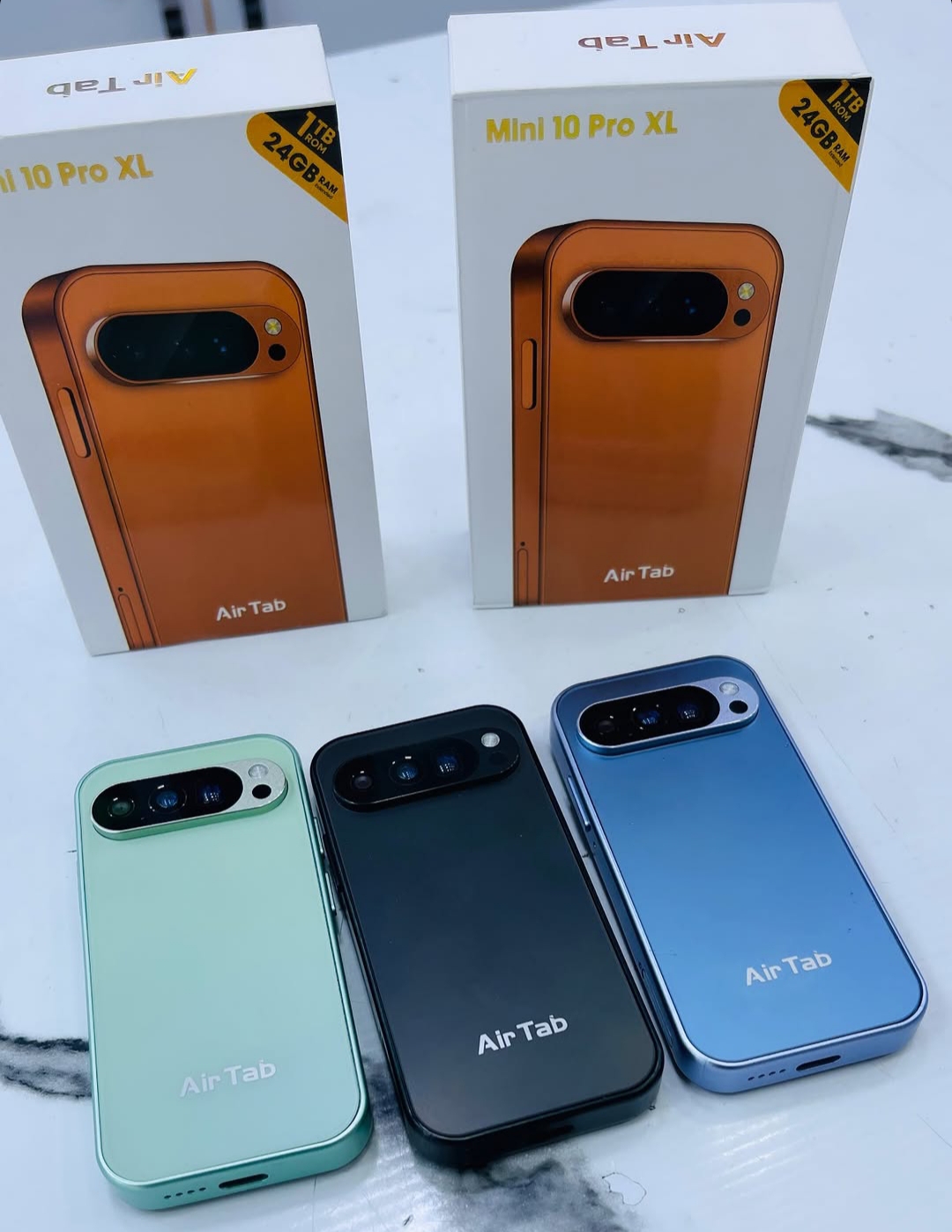 گوشی آیفون 17Air مینی برند Air Tab / حافظه یک ترابایت و رم 12+12