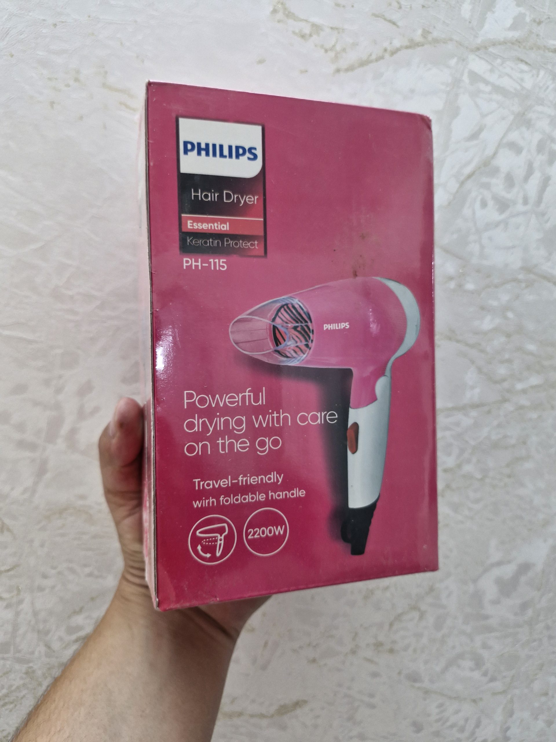 سشوار مسافرتی فلیپس PH 115  / اصلی وکیوم