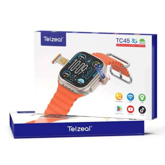 ساعت سیمکارت خور Telzeal TC45 / اینترنت 5G و دارای هوش مصنوعی Deep speak ( آلمان )