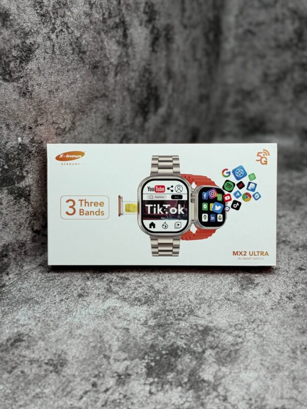 ساعت سیمکارت خور X-inova Mx2 Ultra / اینترنت 5G و دارای هوش مصنوعی Deep speak ( آلمان )