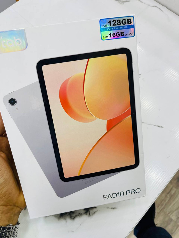 تبلت برند G-tab Pad 10 Pro سایز صفحه نمایش 10.1 اینچ / حافظه واقعی 128 گیگ و رم 10+6 گیگابایت ( WIFI )