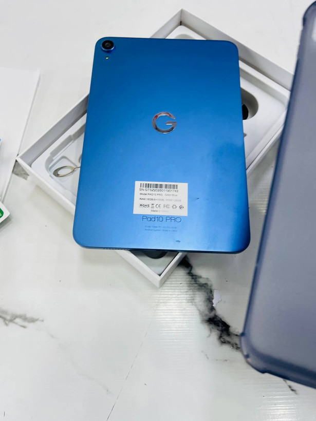 تبلت برند G-tab Pad 10 Pro سایز صفحه نمایش 10.1 اینچ / حافظه واقعی 128 گیگ و رم 10+6 گیگابایت ( WIFI )