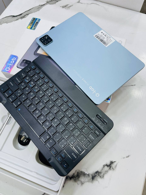 تبلت برند G-tab T9 Pro سایز صفحه نمایش 10.1 اینچ / حافظه واقعی 128 گیگ و رم 4+8 گیگابایت ( Wifi )