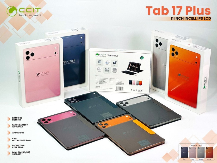 تبلت برند Ccit Tab 17 Plus سایز صفحه 11 اینچ / حافظه یک ترابایت و رم 16 گیگابایت