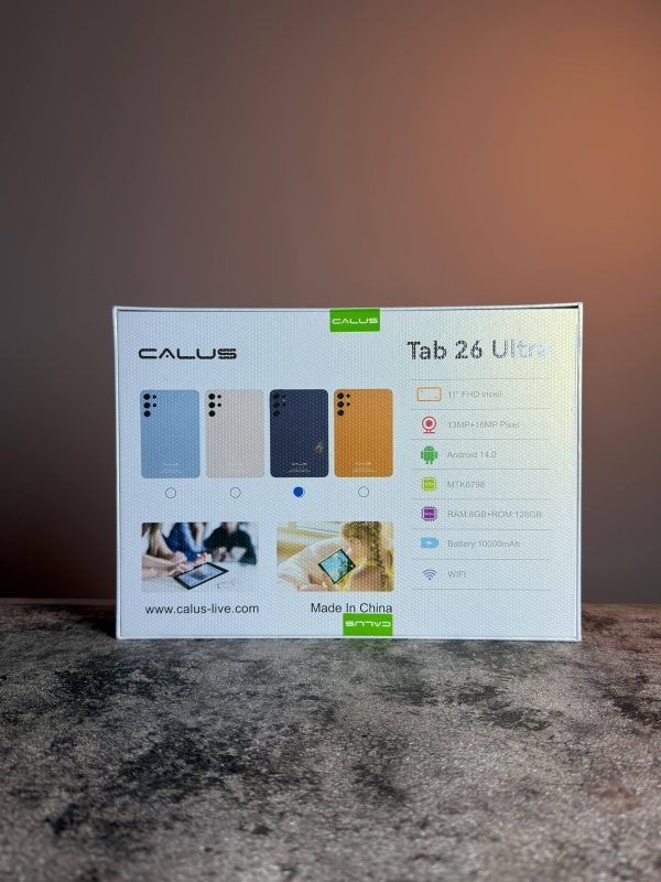 تبلت برند CALUS TAB S26 ULTRA سایز صفحه نمایش 11 اینچ / حافظه واقعی 128 گیگ و رم 8 گیگابایت ( آلمان )