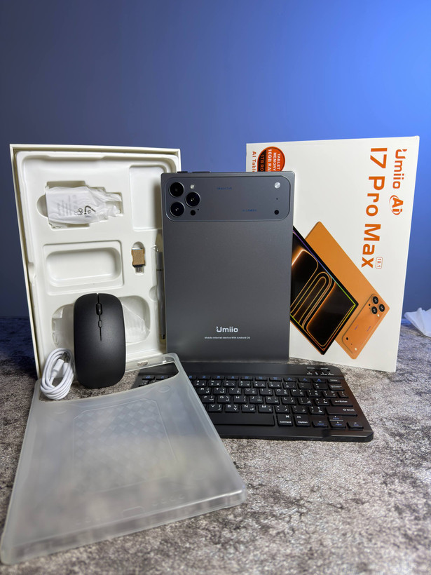 تبلت برند Umiio 17 Pro Max سایز صفحه نمایش 10 اینچ / حافظه یک ترابایت و رم 16 گیگابایت