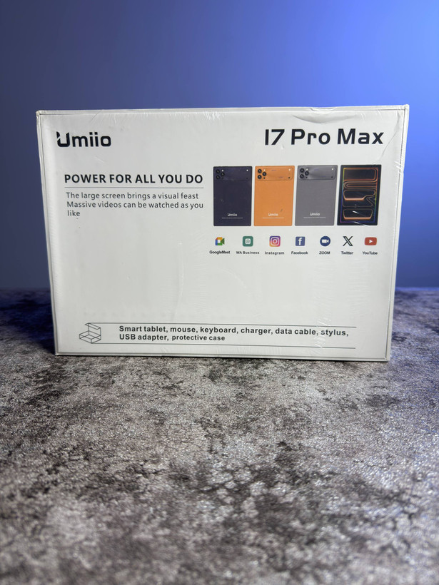 تبلت برند Umiio 17 Pro Max سایز صفحه نمایش 10 اینچ / حافظه یک ترابایت و رم 16 گیگابایت