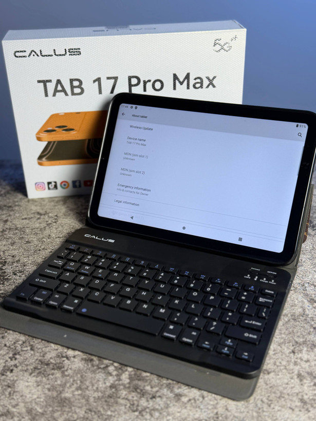 تبلت برند CALUS 17 Pro Max 5G سایز صفحه نمایش 11 اینچ / حافظه واقعی 128 گیگ و رم 8 گیگابایت ( آلمان )