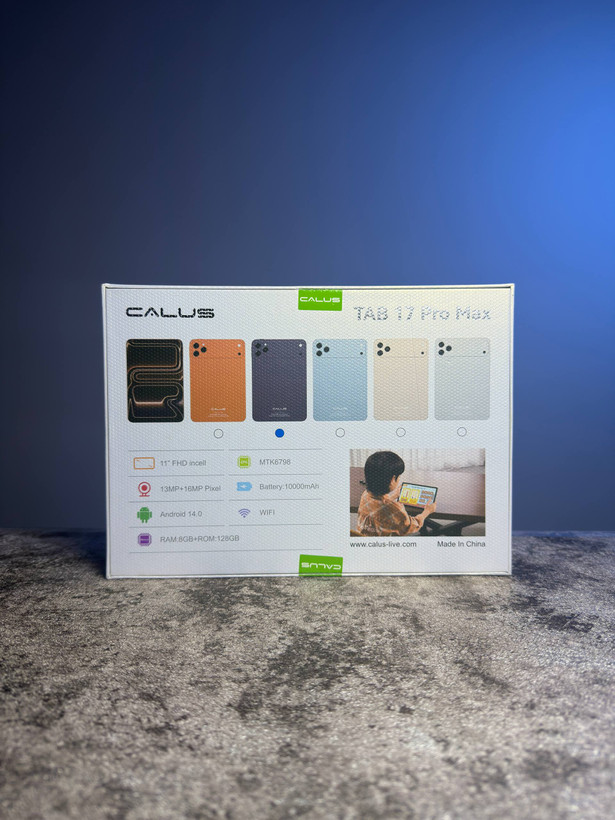 تبلت برند CALUS 17 Pro Max 5G سایز صفحه نمایش 11 اینچ / حافظه واقعی 128 گیگ و رم 8 گیگابایت ( آلمان )