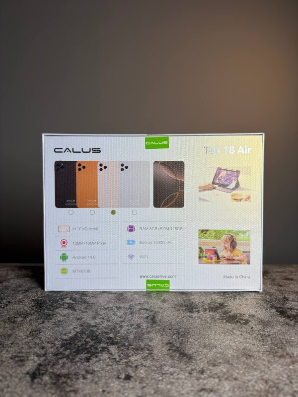 تبلت برند CALUS TAB 18 AIR سایز صفحه نمایش 11 اینچ / حافظه واقعی 128 گیگ و رم 8 گیگابایت ( آلمان )