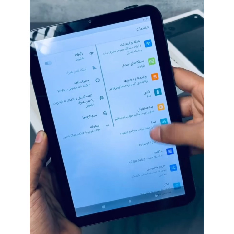تبلت برند Umiio i18 Pro Max سایز صفحه نمایش 11 اینچ / حافظه یک ترابایت و رم 16 گیگابایت