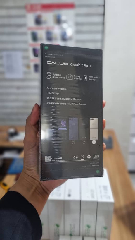 گوشی لمسی و دکمه ای مدل Z Flip 10 از برند Calus / حافظه 32 گیگ و رم 3 گیگابایت ( آلمان )