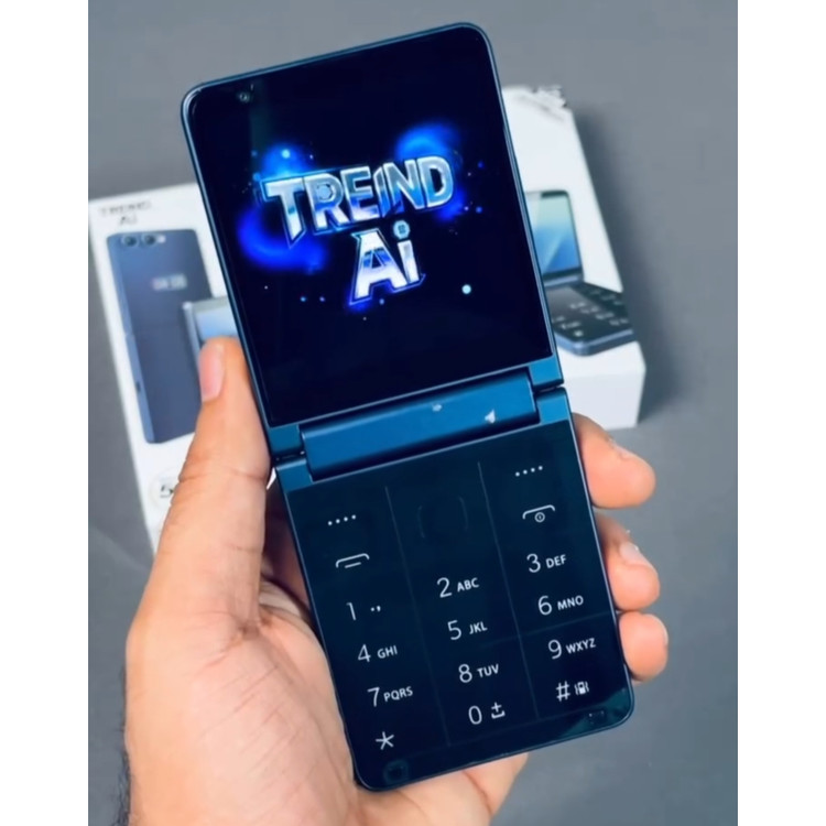 گوشی لمسی و دکمه ای مدل Z Flip 7 از برند TREIND Ai / حافظه 512 گیگ و رم 12 گیگابایت