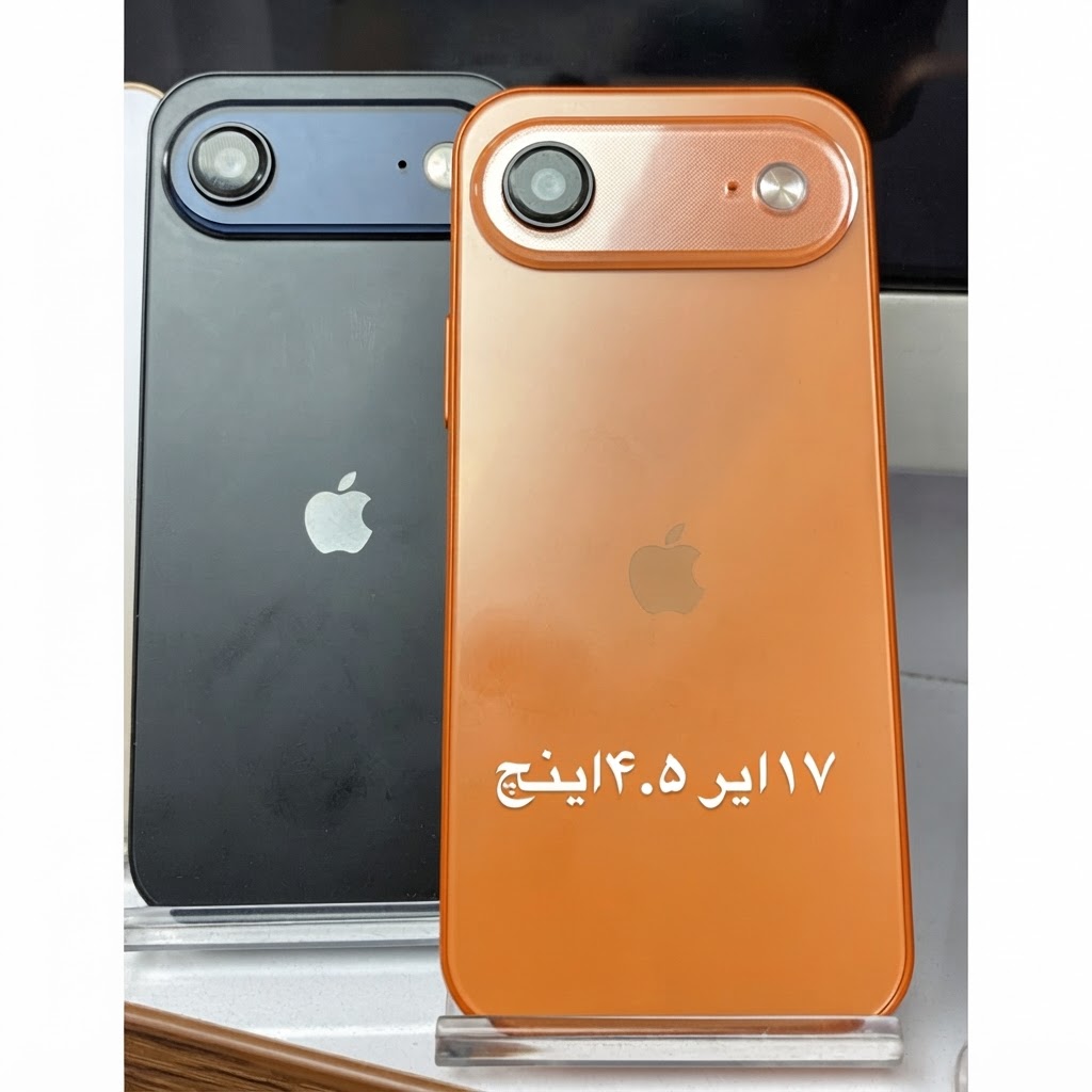 گوشی آیفون 17Air Mini سایز 4.5 اینچ   / حافظه 512 گیگ و رم 8 ( ویتنام )