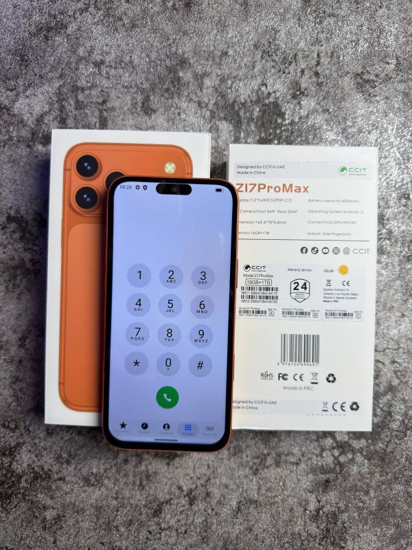 گوشی طرح اپل Z17 pro Max برند Ccit / حافظه یک ترابایت گیگ و رم 16 ( آلمانی )