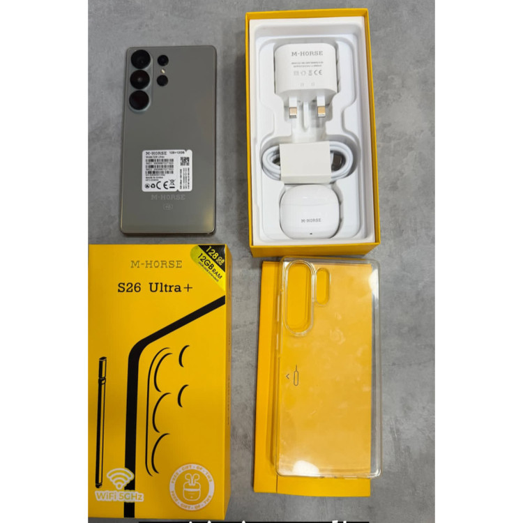 گوشی طرح سامسونگ + S26 Ultra برند M-HORSE / حافظه 128 گیگ و رم 12 گیگابایت