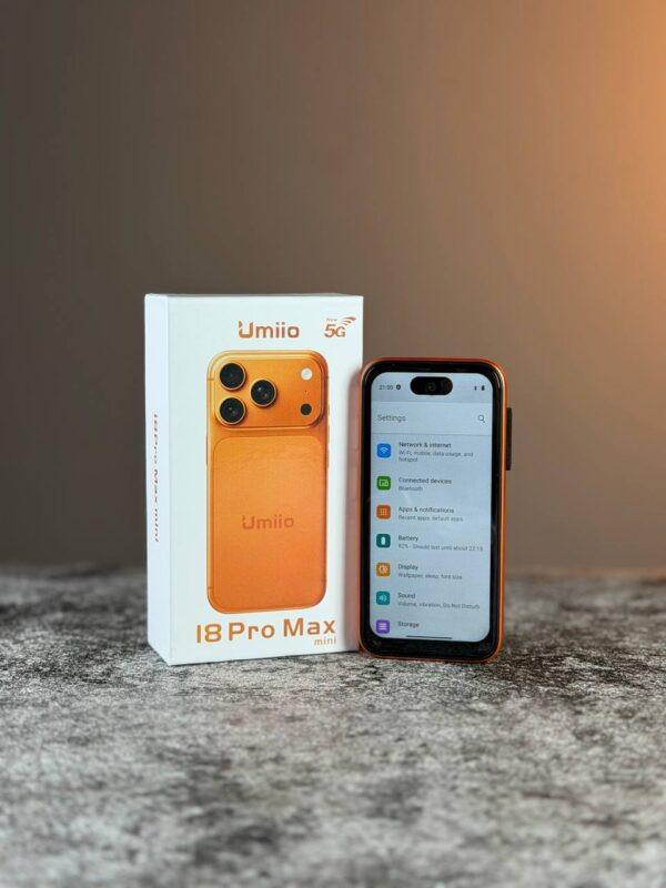 گوشی آیفون مینی Umiio i18 Pro Max 5G سایز 4.5 اینچ / حافظه یک ترابایت و رم 16
