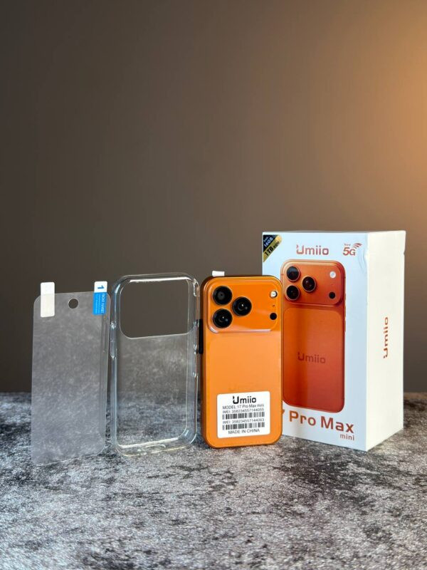 گوشی آیفون مینی Umiio 17 Pro Max سایز 4.5 اینچ / حافظه یک ترابایت و رم 16