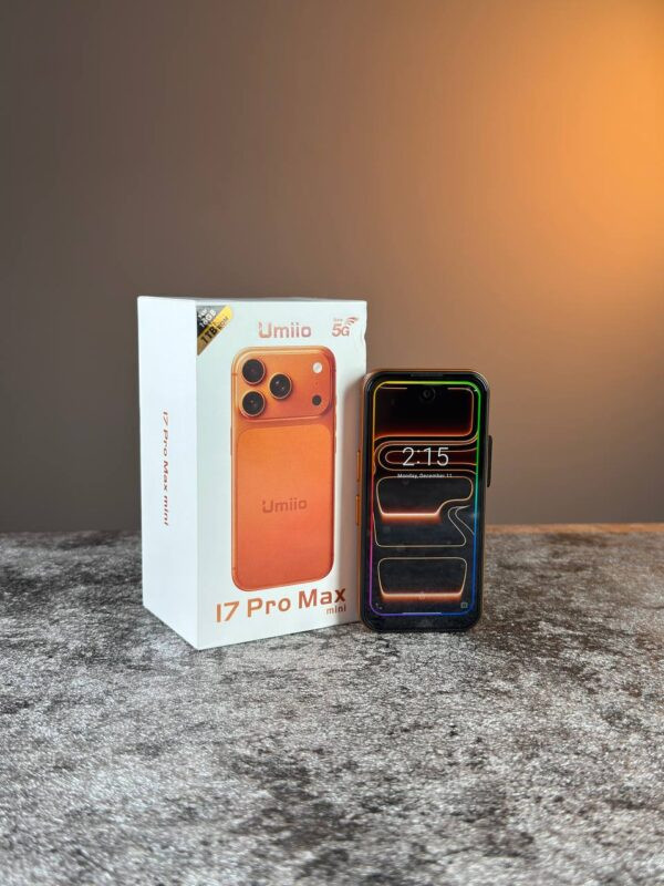 گوشی آیفون مینی Umiio 17 Pro Max سایز 4.5 اینچ / حافظه یک ترابایت و رم 16