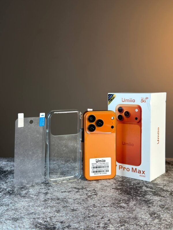 گوشی آیفون مینی Umiio 17 Pro Max سایز 4.5 اینچ / حافظه یک ترابایت و رم 16